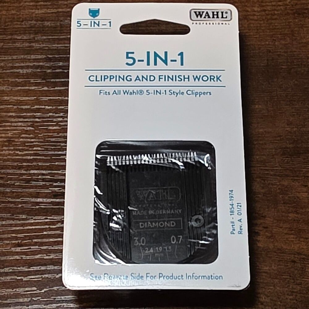 Wahl 5 in 1 Diamond Adjustable Blade #9, #10, #15, #30, #40 horse clipping
